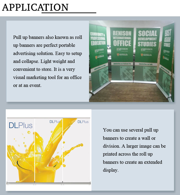 Application-Roll Up Banner